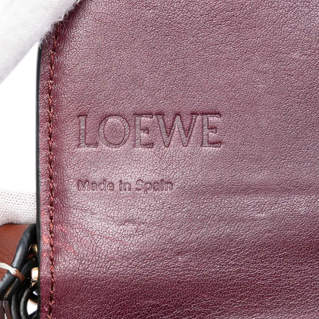 Loewe Bicolor Leather Anagram Gate Pochette Crossbody Brown Leather Very good - Box View