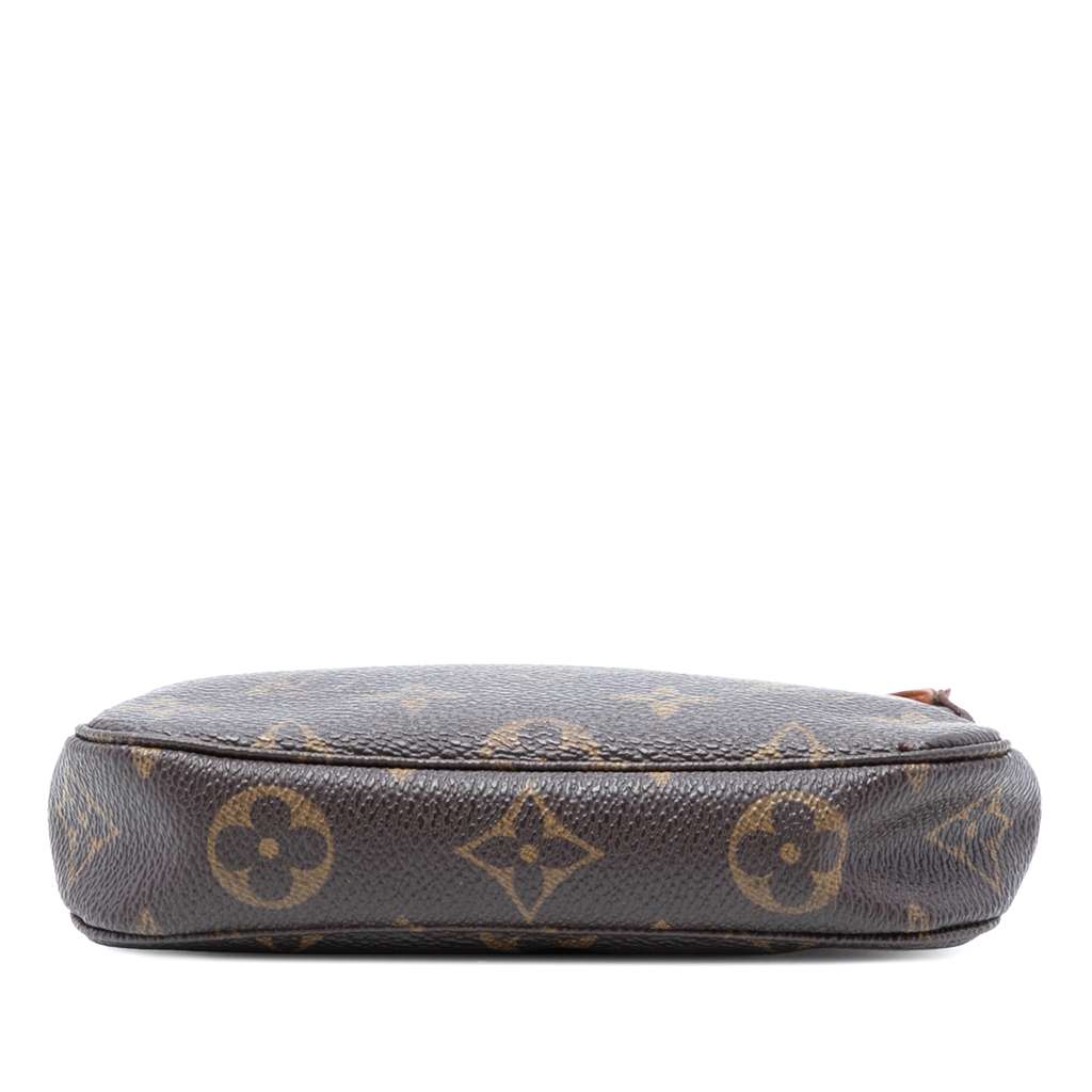 Louis Vuitton Monogram Mini Pochette Accessoires Brown Good condition - Inside View