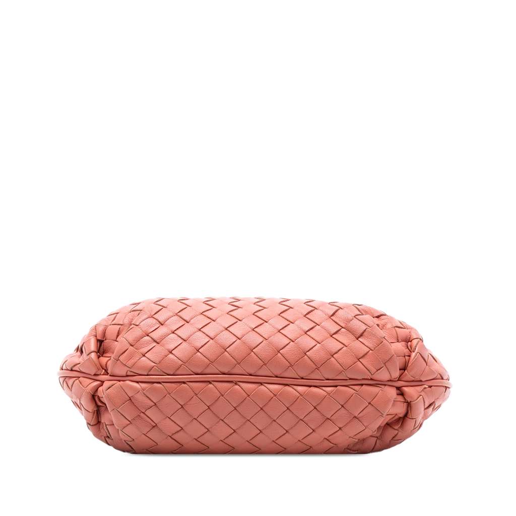 Bottega Veneta Nappa Intrecciato Crossbody Red Leather Good condition - Inside View