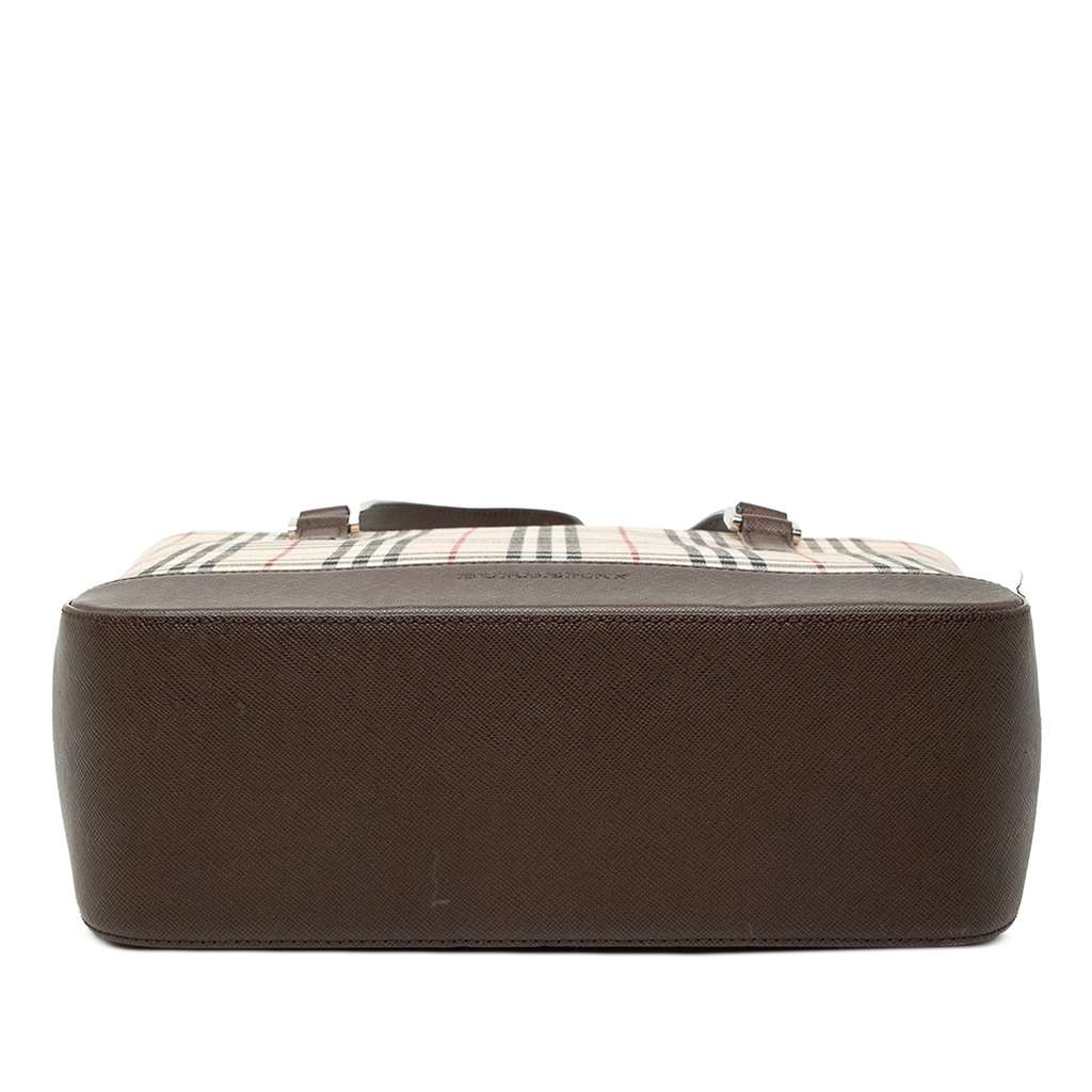 Burberry House Check Canvas Tote Beige Canvas Good condition - Inside View