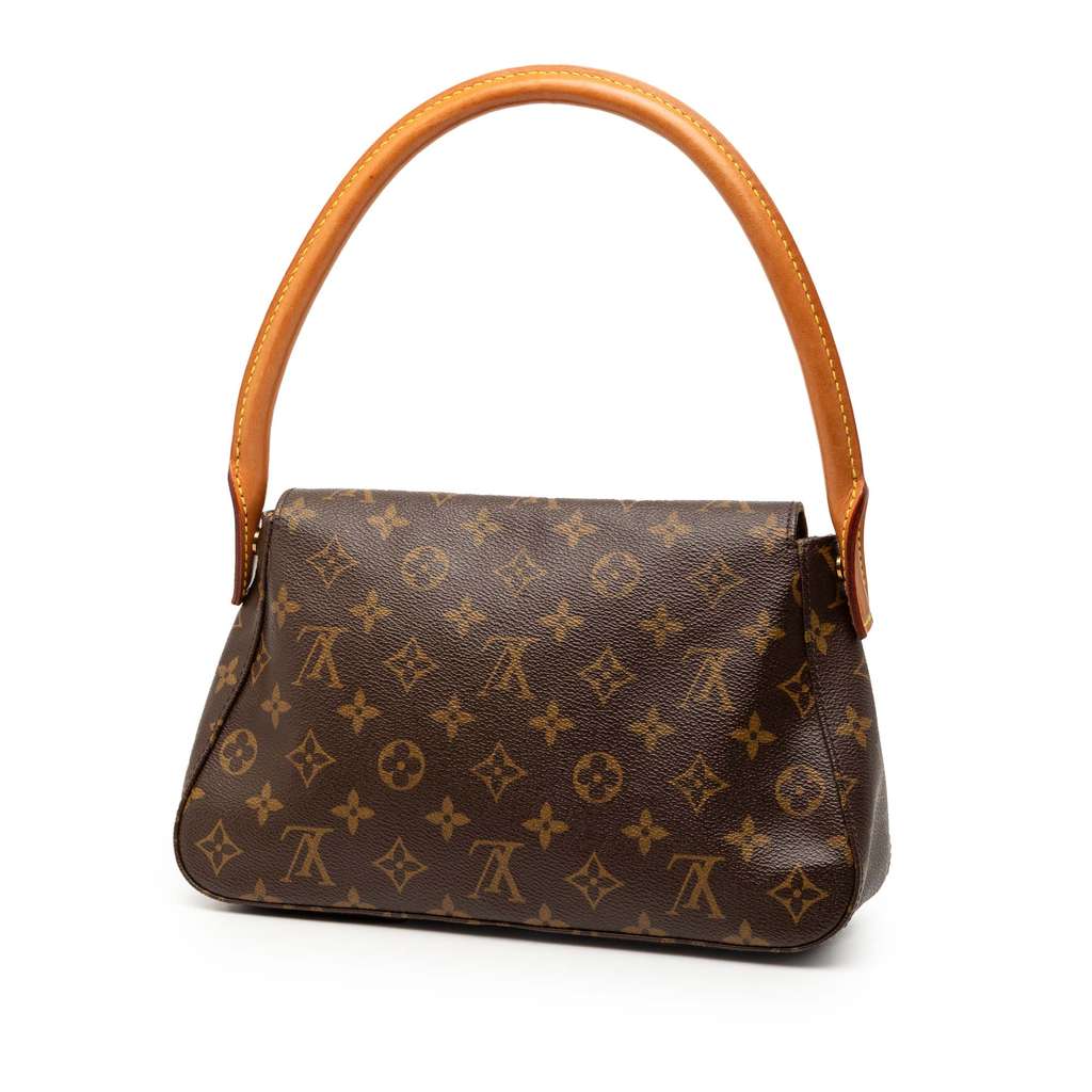 Louis Vuitton Monogram Mini Looping Brown Good condition - Back View