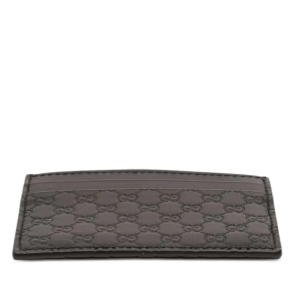 Gucci Microguccissima Card Holder Black Leather Very good - Inside View