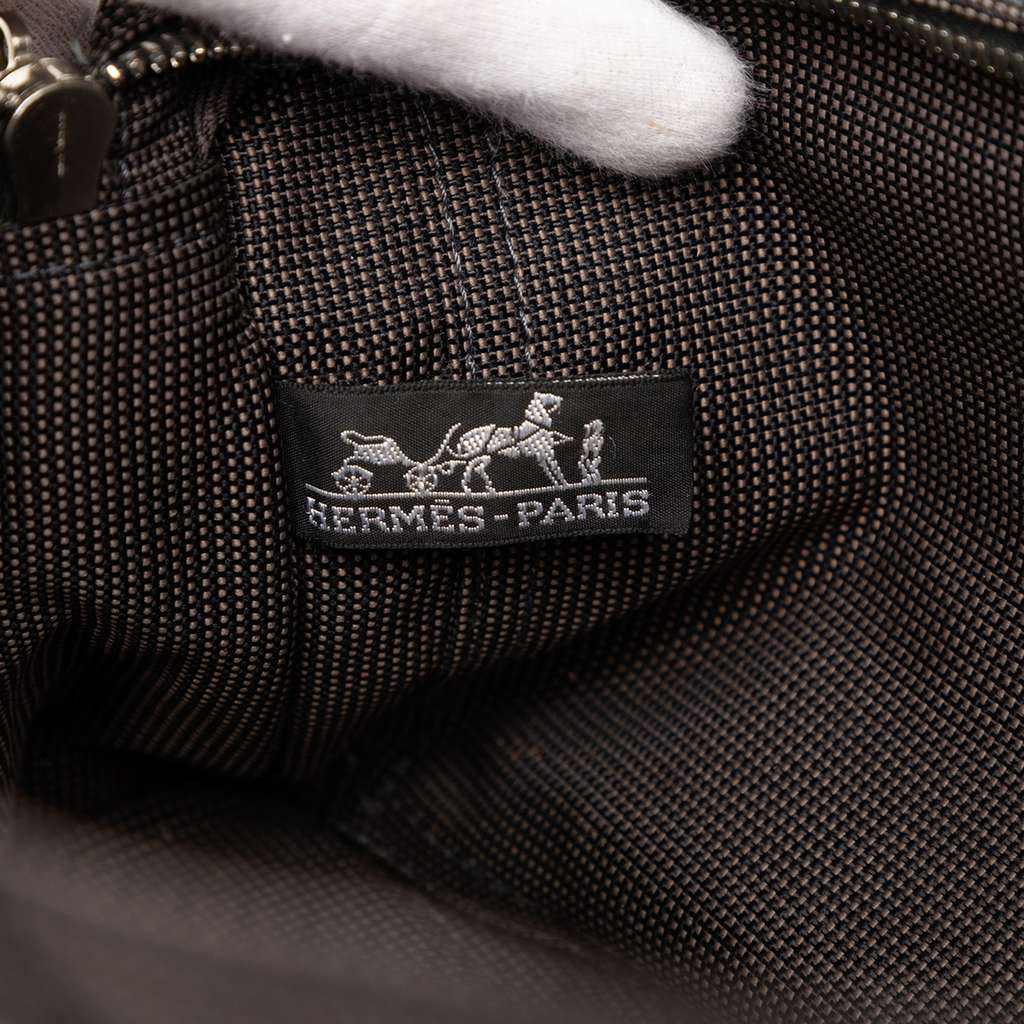 Hermès Canvas Herline PM Grey Canvas Good condition - Box View