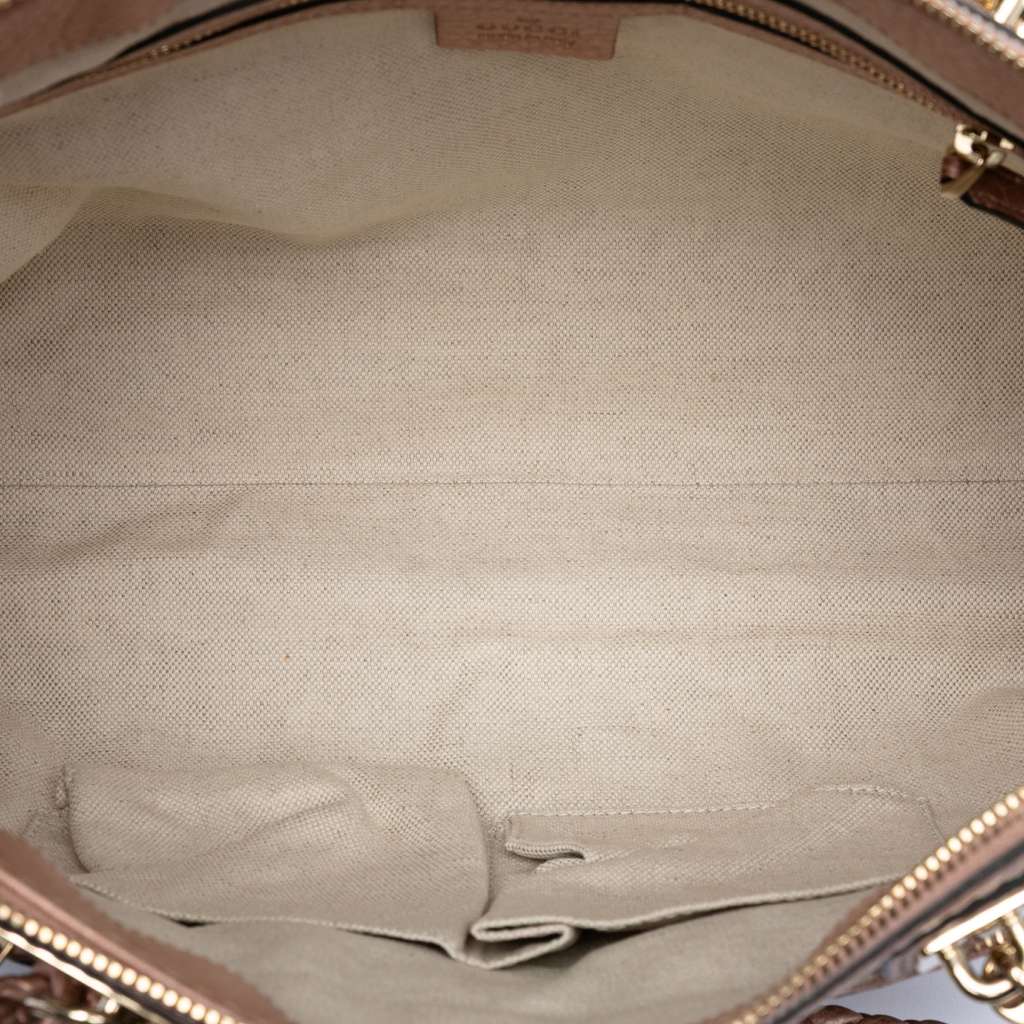 Gucci GG Canvas Bella Satchel Beige Good condition - Model View