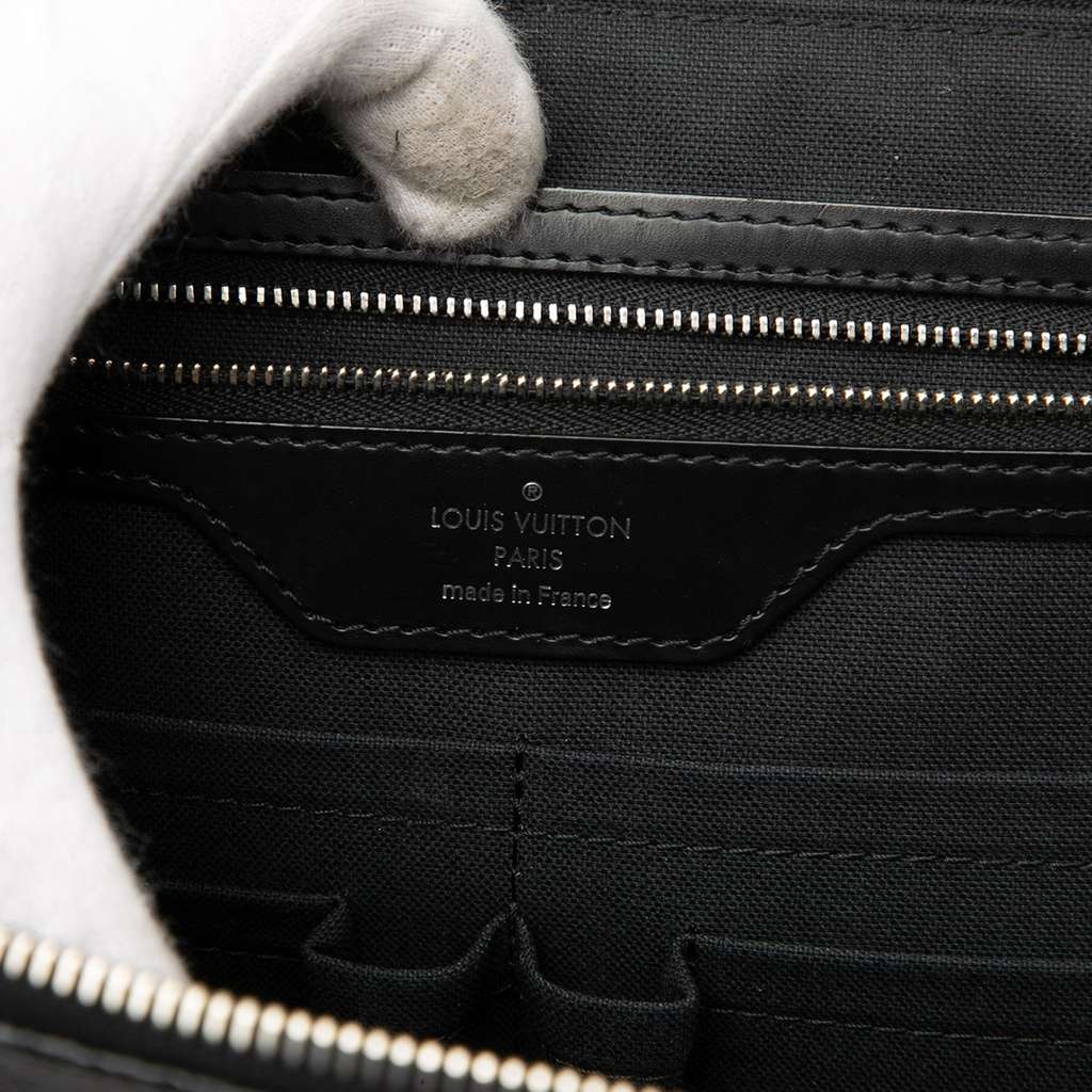 Louis Vuitton Damier Graphite Poche Documents Portfolio Black Good condition - Box View