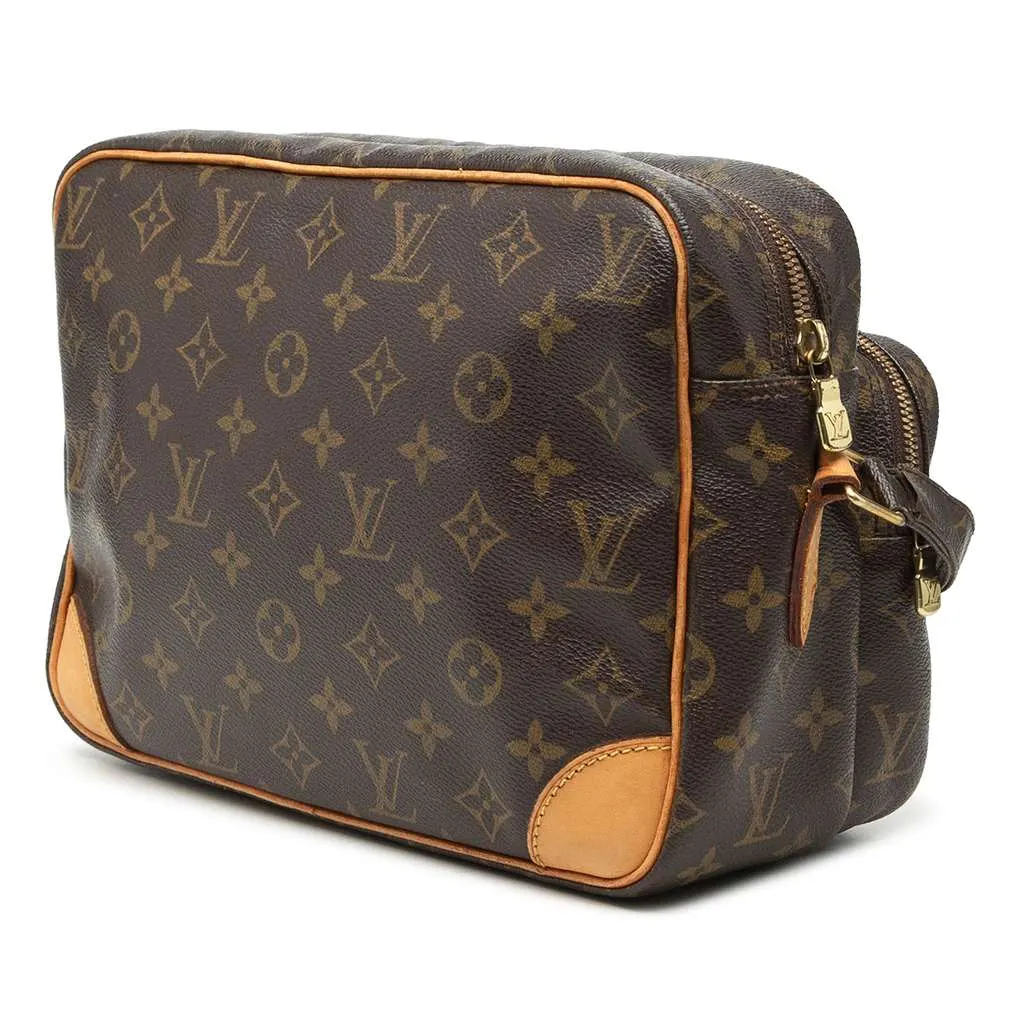 Louis Vuitton Monogram Nil Crossbody Brown Good - Back View