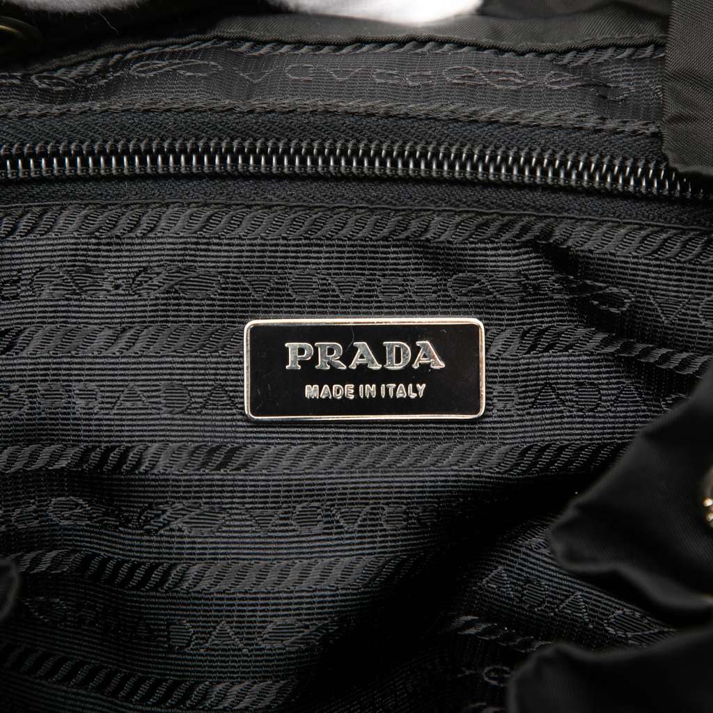 Prada Tessuto Backpack Black Good condition - Box View