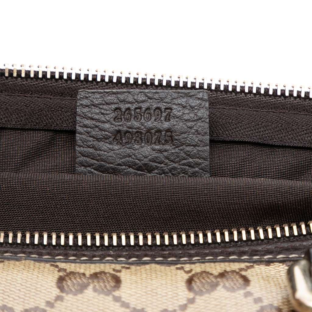 Gucci Medium GG Crystal Joy Boston Bag Beige Good condition - Box View