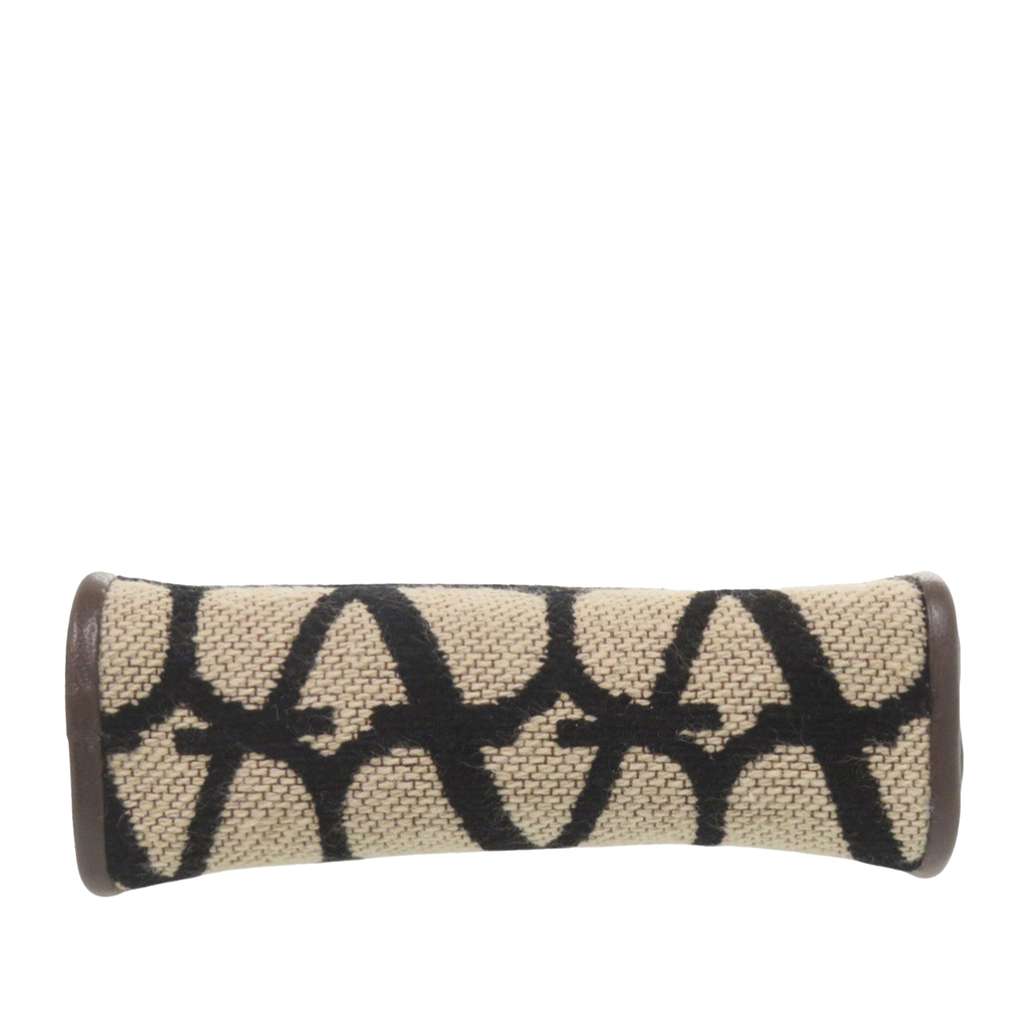 Valentino Leather Trimmed Toile Iconographe Satchel Beige Canvas Good condition - Inside View