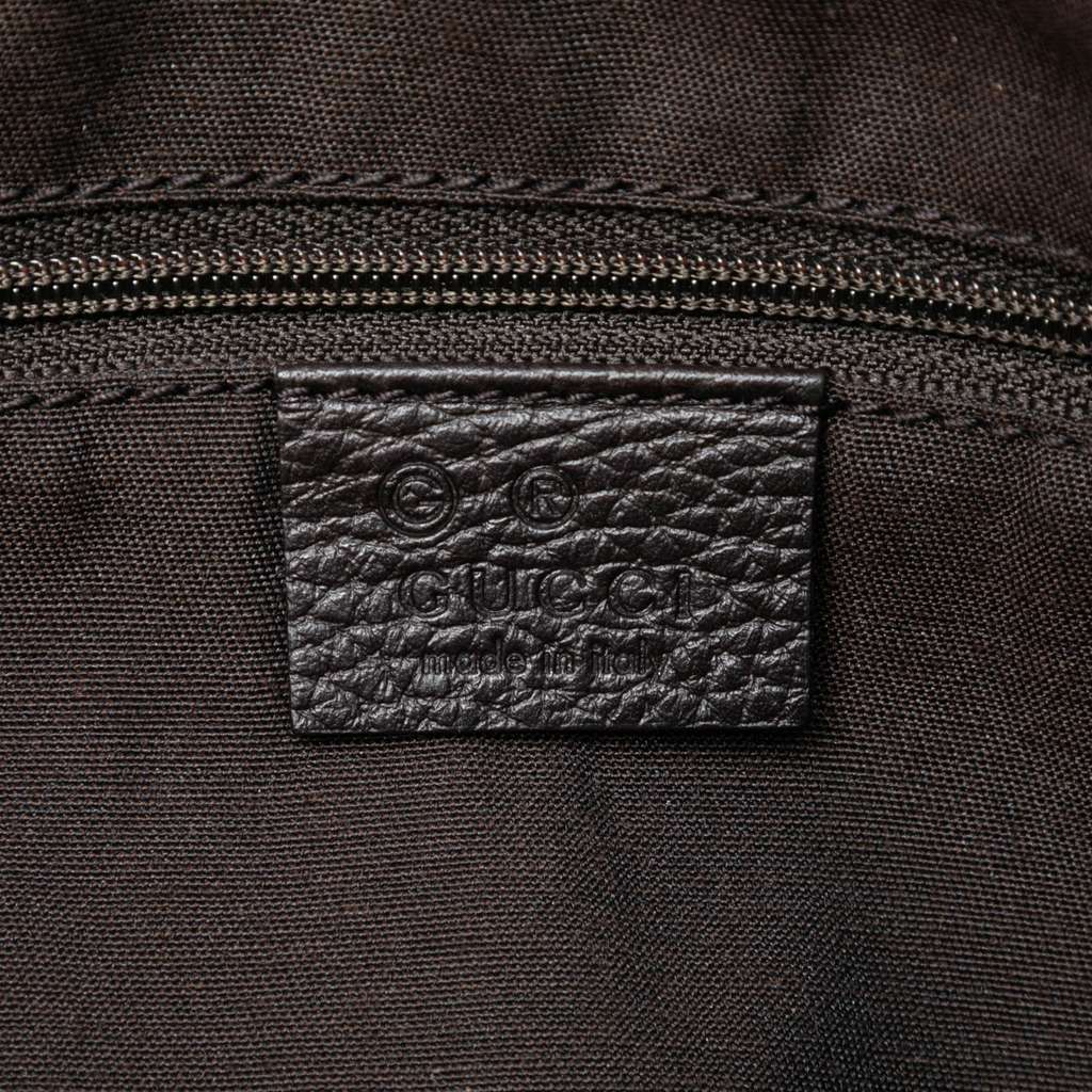 Gucci GG Nylon Abbey D Ring Crossbody Brown Good condition - Box View