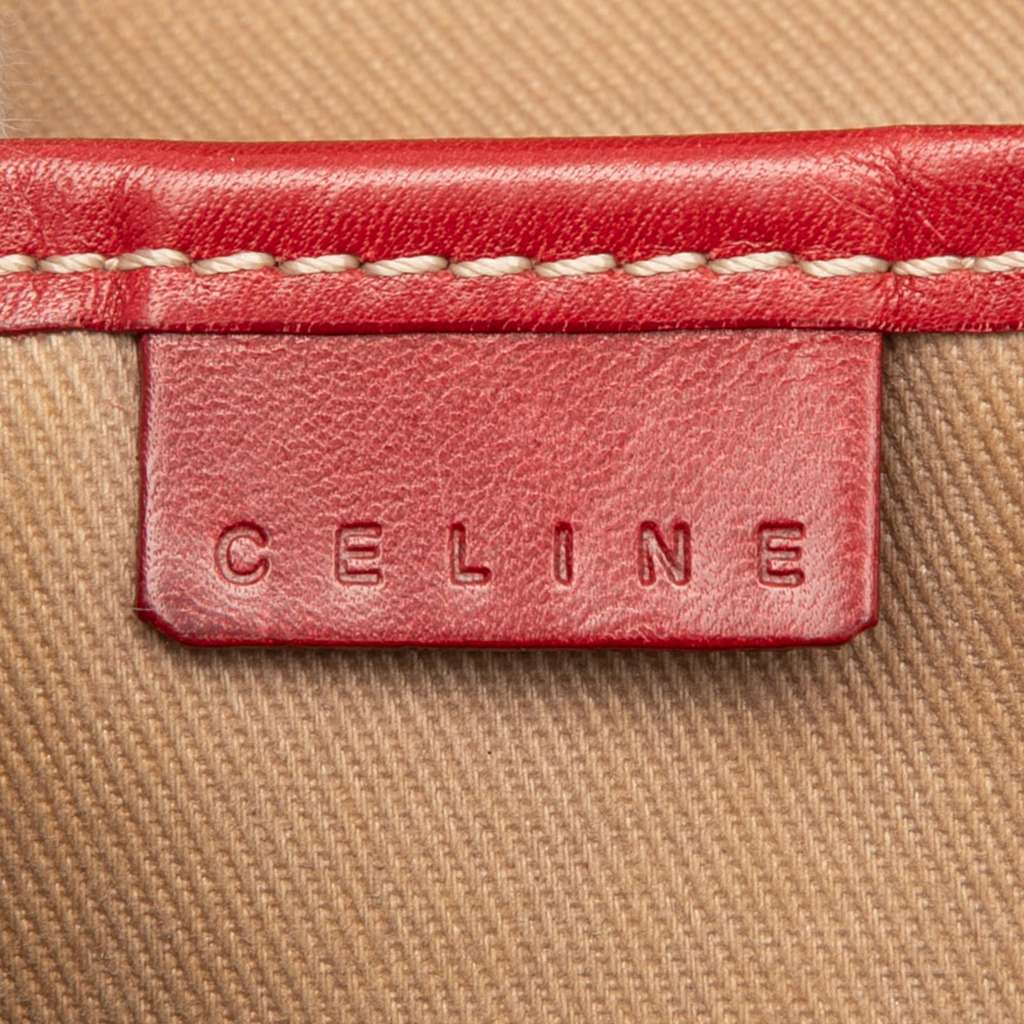 Celine Macadam Coated Canvas Handbag Beige Good condition - Box View