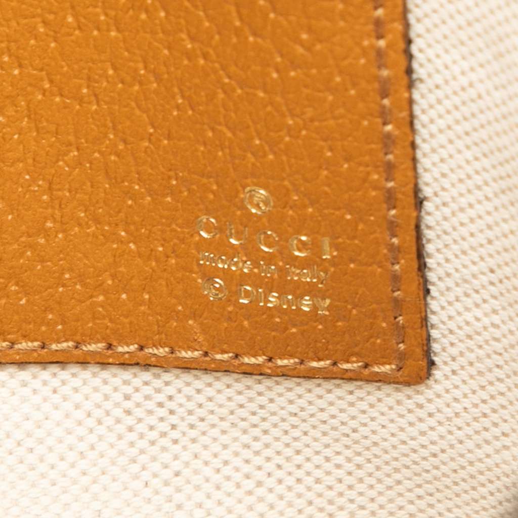 Gucci Disney Micro GG Supreme Mickey Mouse Clutch Brown Canvas Good condition - Box View