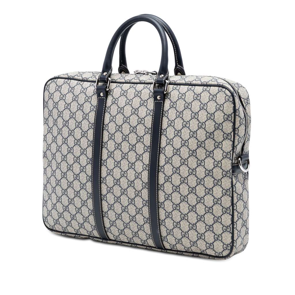 Gucci GG Supreme Business Bag Beige Good condition - Back View