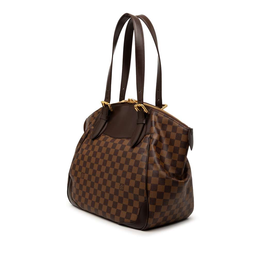 Louis Vuitton Damier Ebene Verona MM Brown Good condition - Back View