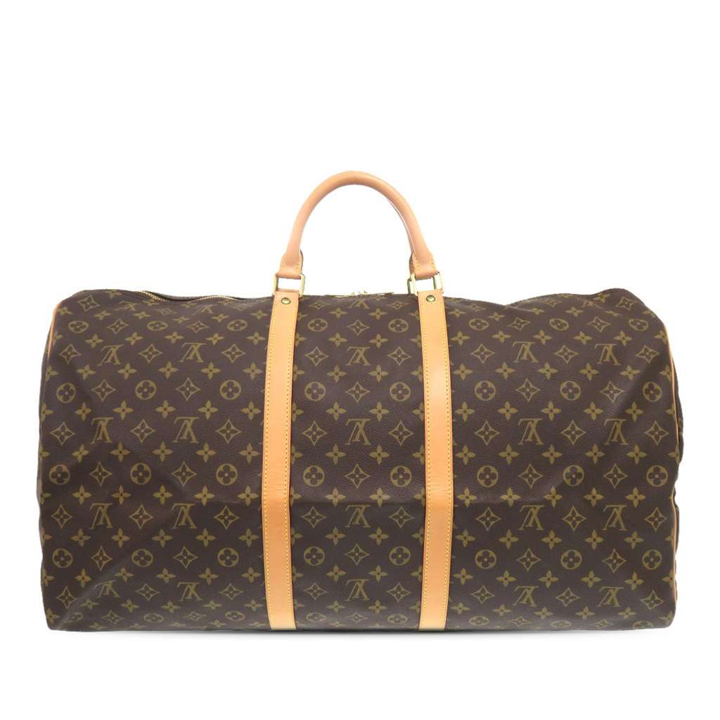Louis Vuitton Monogram Keepall 60 Brown Good condition - Back View
