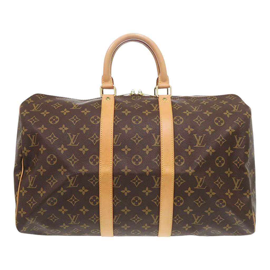 Louis Vuitton Monogram Keepall 45 Brown Good condition - Back View