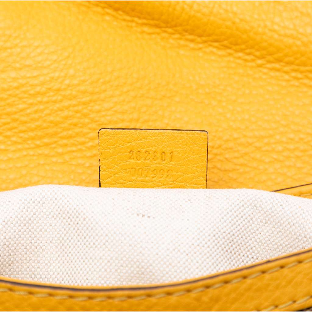 Gucci GG Canvas Bella Flap Satchel Beige Good condition - Box View