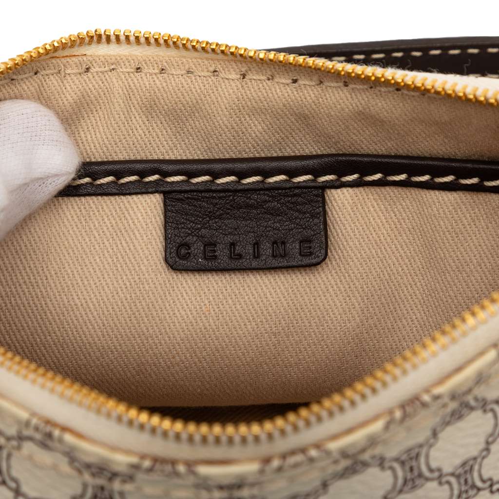 Celine Macadam Coated Canvas Shoulder Bag Brown Canvas Good condition - Box View