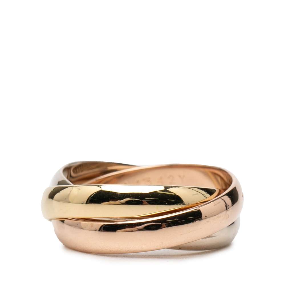Cartier 18K Tricolor Gold Les Must de Cartier Trinity Ring Gold Metal Good condition - Inside View