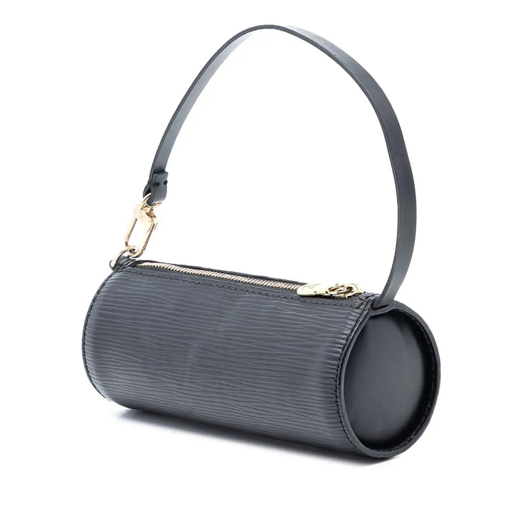 Louis Vuitton Epi Pochette Papillon Black Leather Very good - Back View