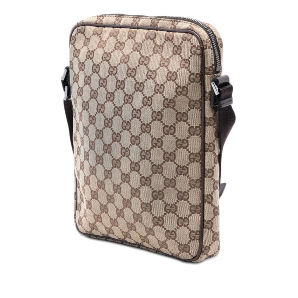 Gucci GG Canvas Crossbody Beige Good condition - Back View