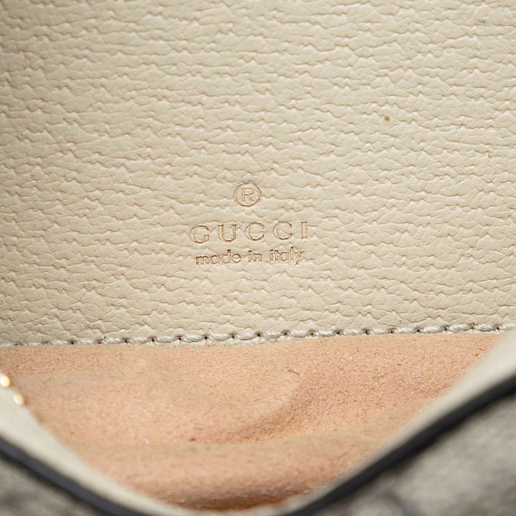 Gucci Mini GG Supreme Web Ophidia Shoulder Bag Beige Good condition - Box View