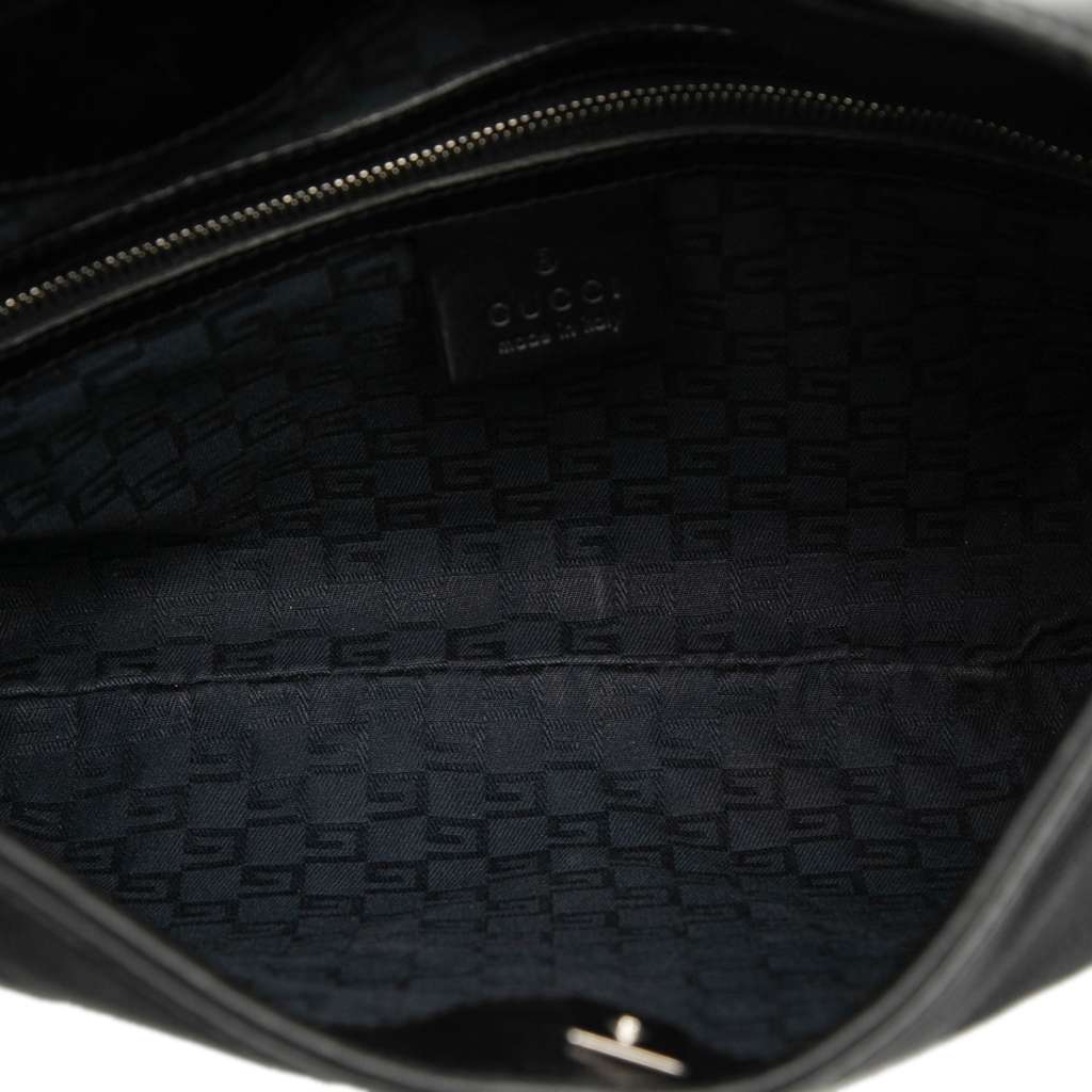 Gucci Canvas Reins Hobo Black Canvas Good condition - Model View