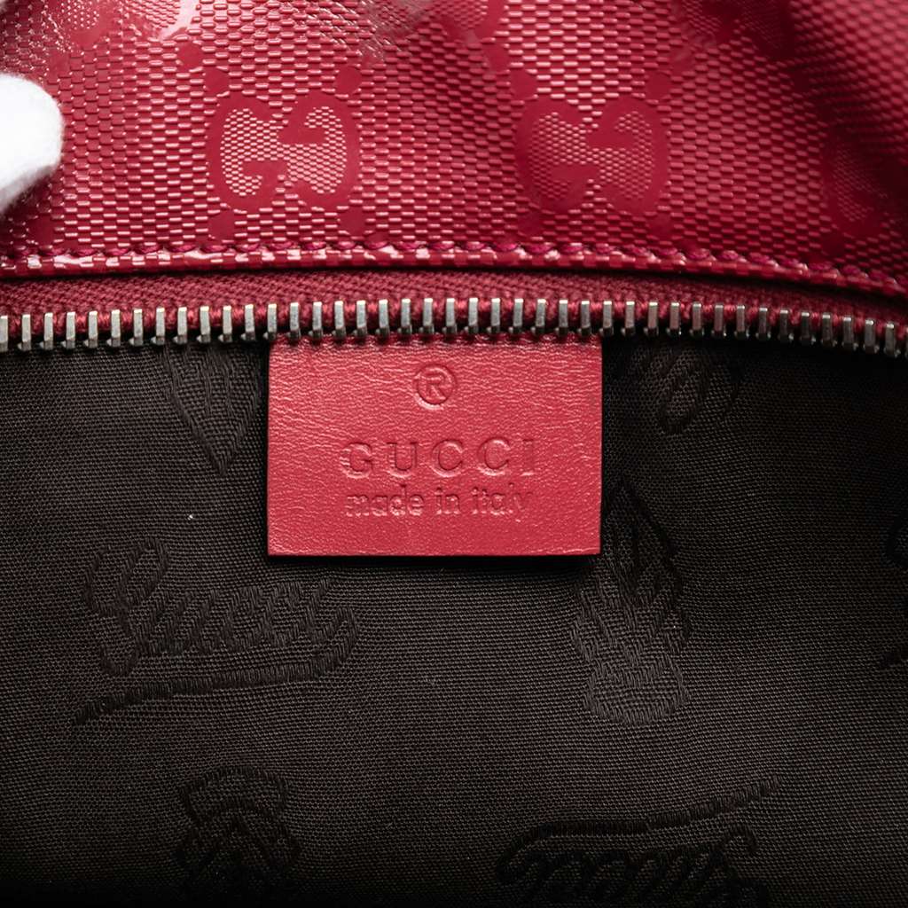 Gucci GG Imprime Tote Red Canvas Good condition - Box View