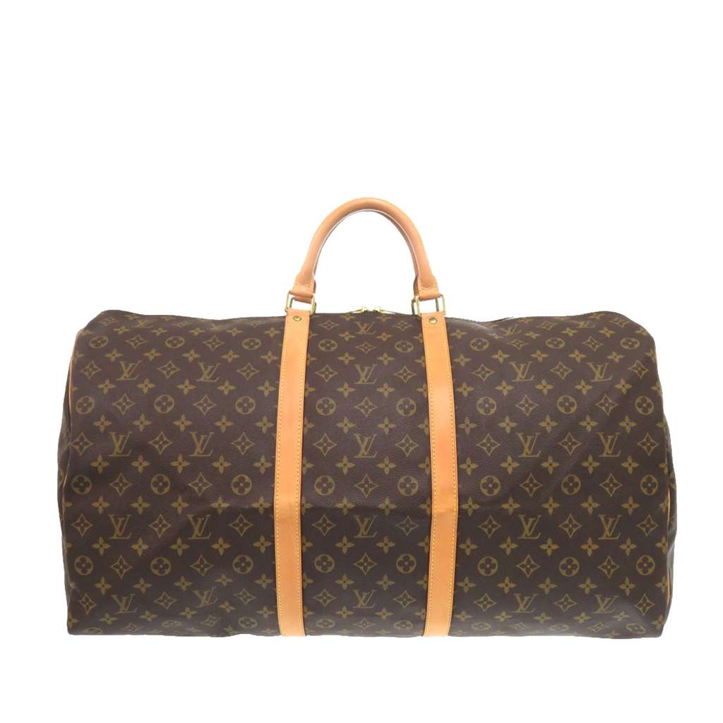 Louis Vuitton Monogram Keepall 60 Brown Good condition - Back View