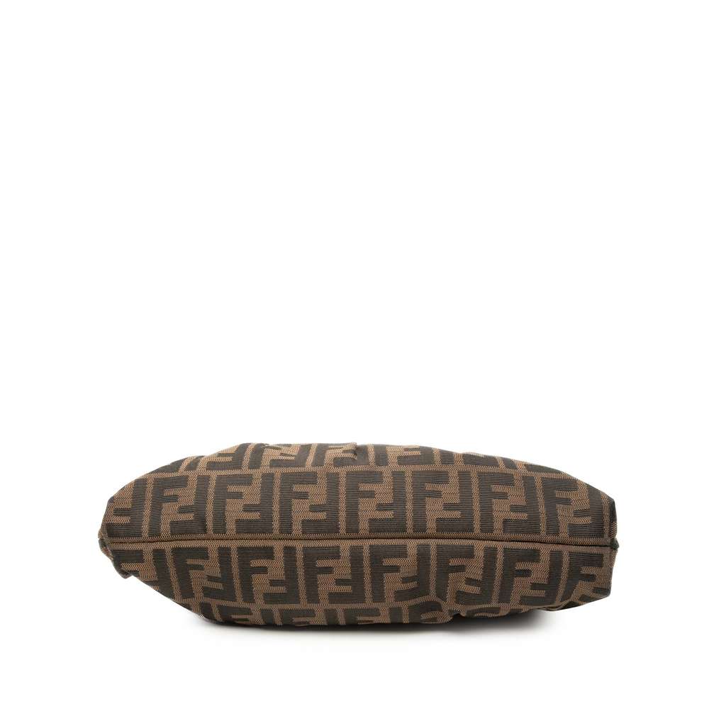 Fendi Small Zucca Canvas Chef Flap Brown Canvas Good condition - Inside View