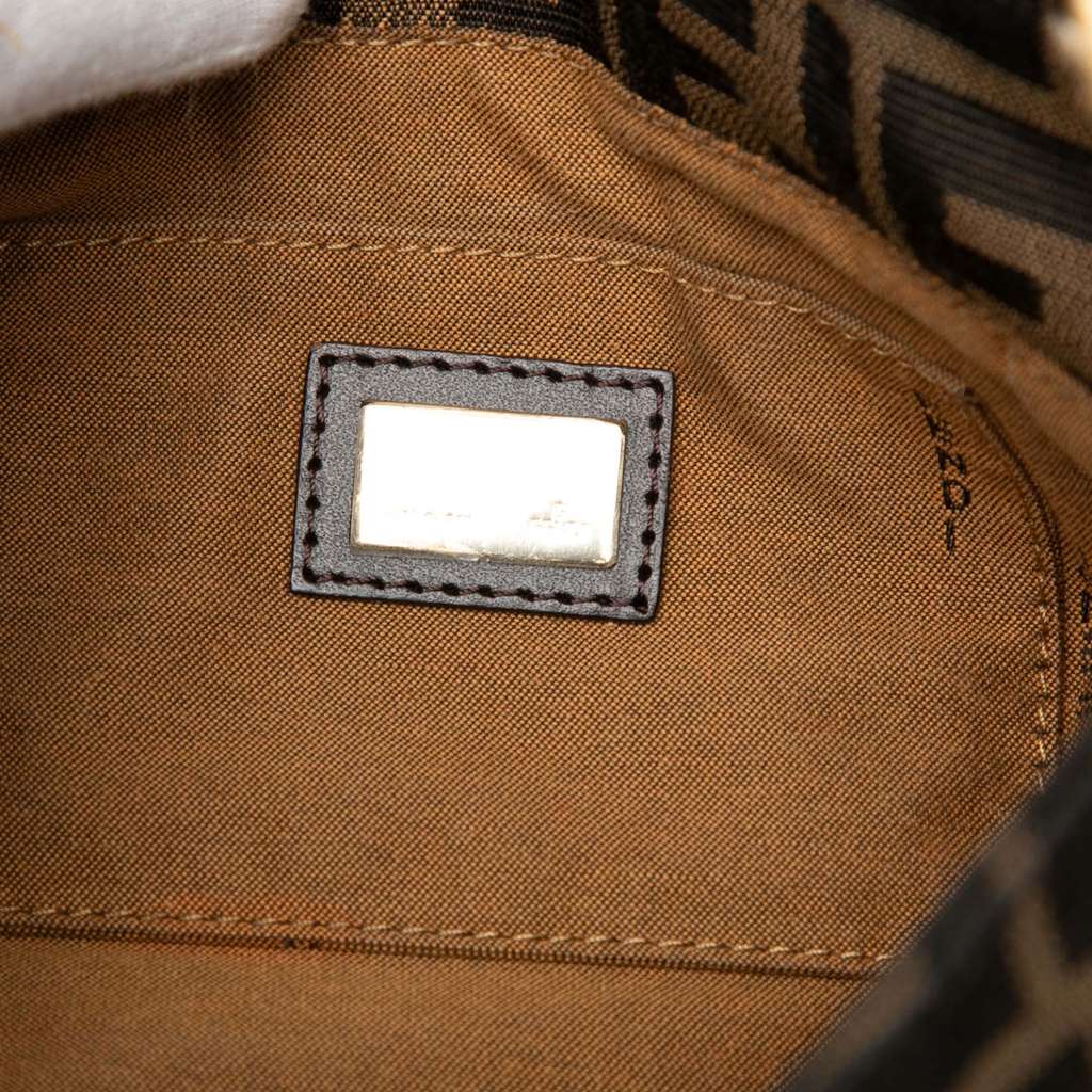 Fendi Small Zucca Canvas Chef Flap Brown Canvas Good condition - Box View