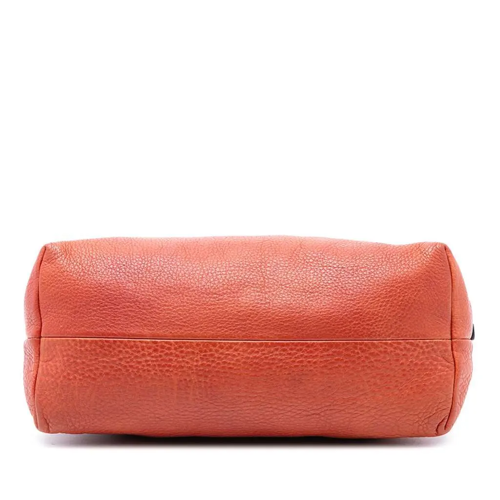 Gucci Leather Laidback Crafty Handbag Orange Leather Very good - Inside View