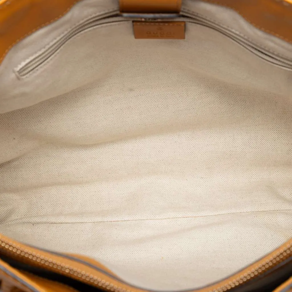 Gucci Guccissima Sukey Tote Yellow Leather Very good - Model View