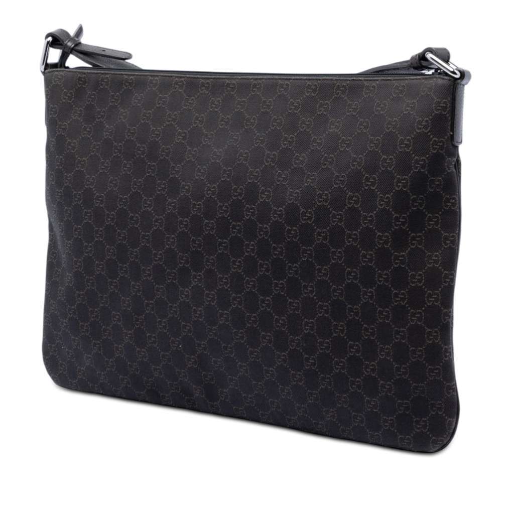 Gucci GG Denim Crossbody Brown Denim Good condition - Back View