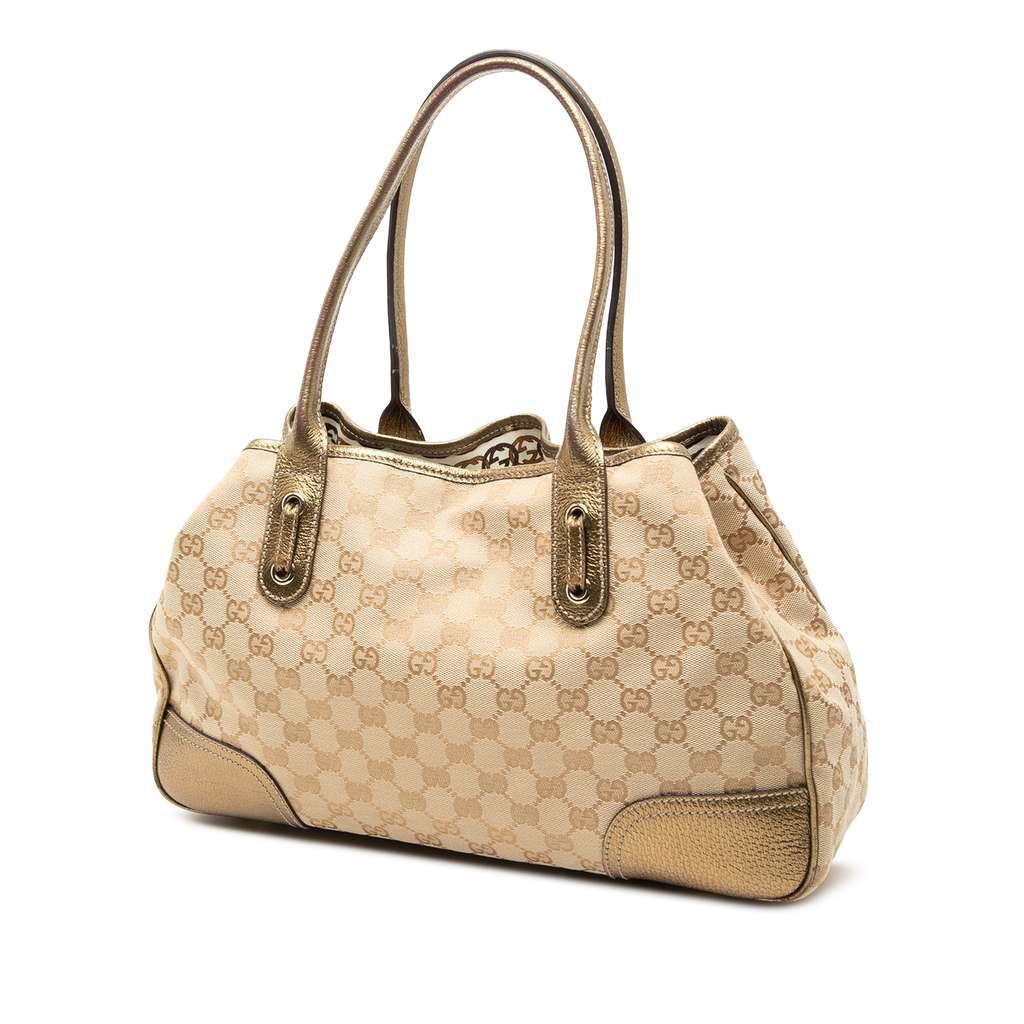 Gucci GG Canvas Princy Tote Beige Good condition - Back View