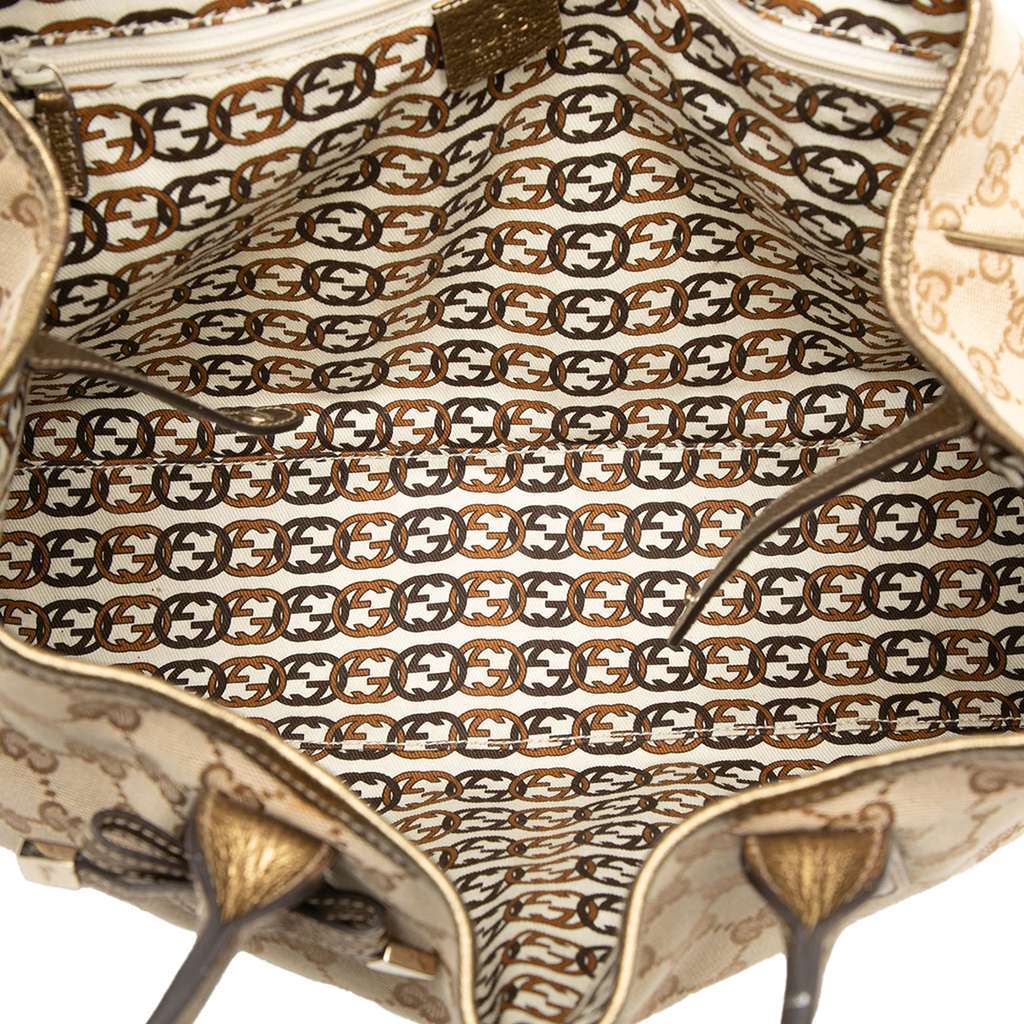 Gucci GG Canvas Princy Tote Beige Good condition - Model View