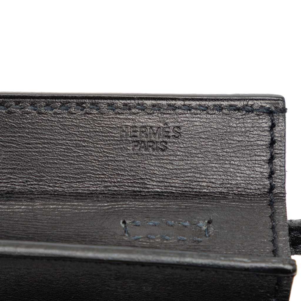 Hermès Box Calf Sac Onimaitou Black Leather Good condition - Box View