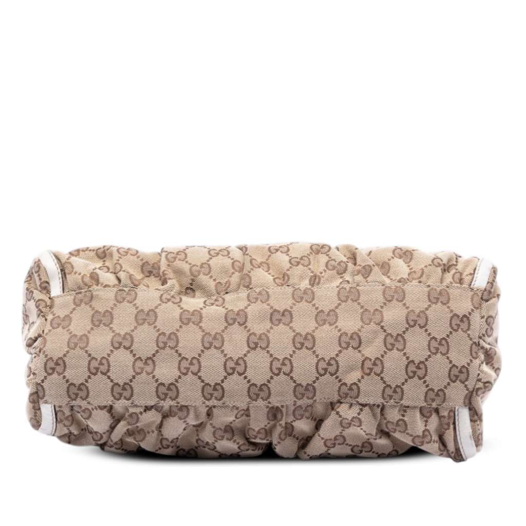 Gucci GG Canvas Abbey D Ring Handbag Beige Good condition - Inside View