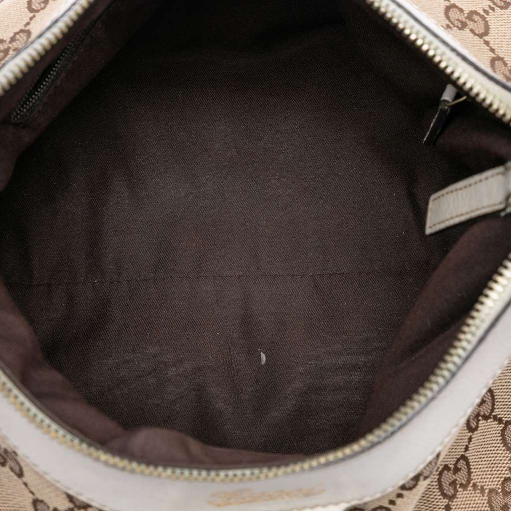 Gucci GG Canvas Abbey D Ring Handbag Beige Good condition - Model View