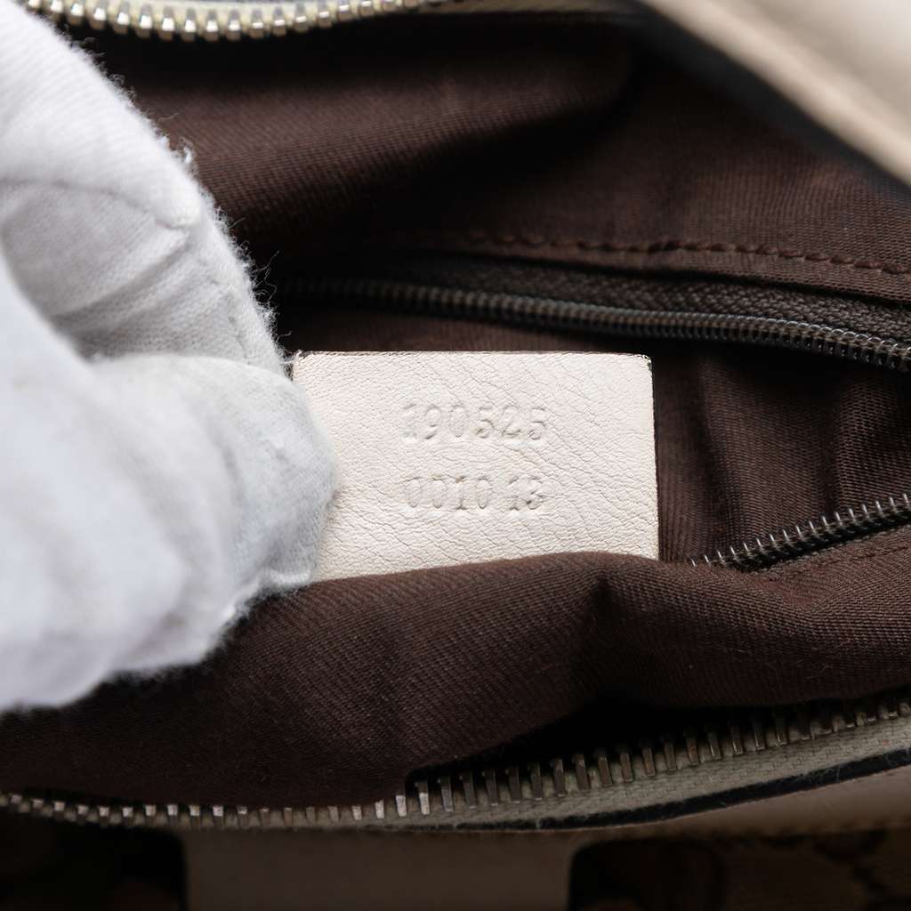 Gucci GG Canvas Abbey D Ring Handbag Beige Good condition - Box View