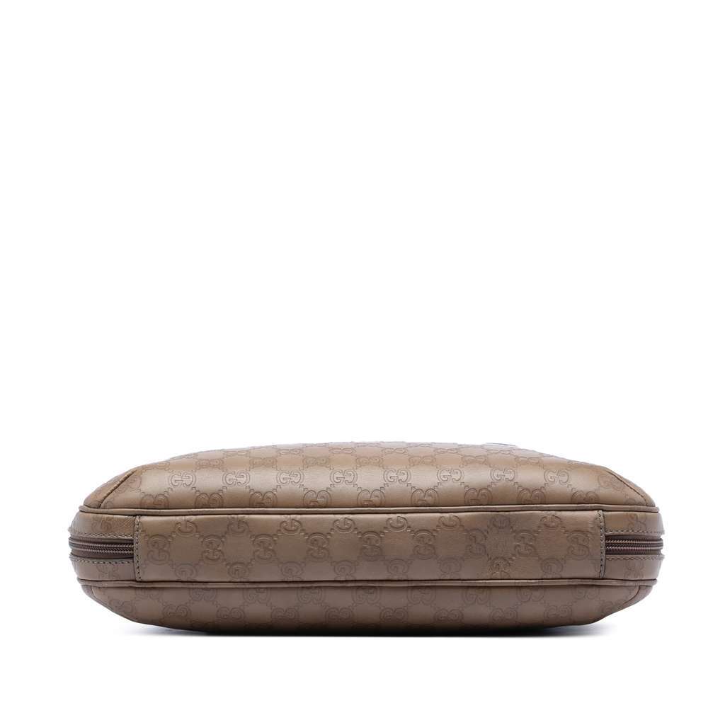 Gucci Guccissima Business Bag Brown Leather Good condition - Inside View