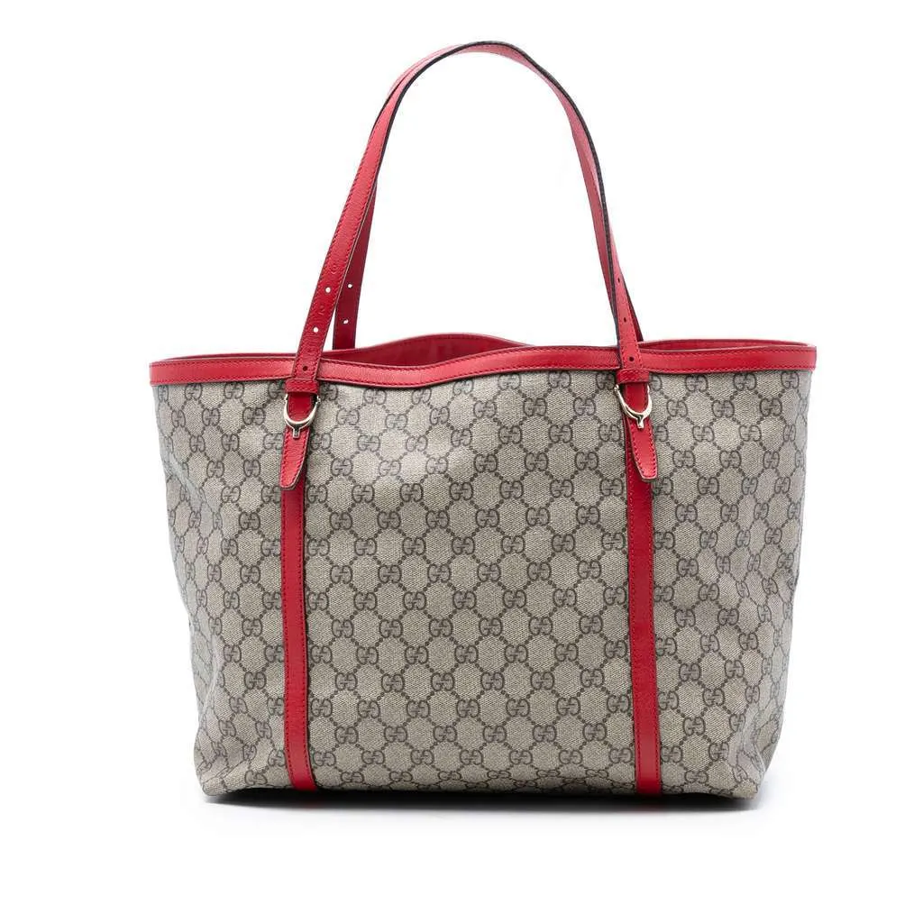 Gucci GG Supreme Nice Tote Beige Very good - Front View