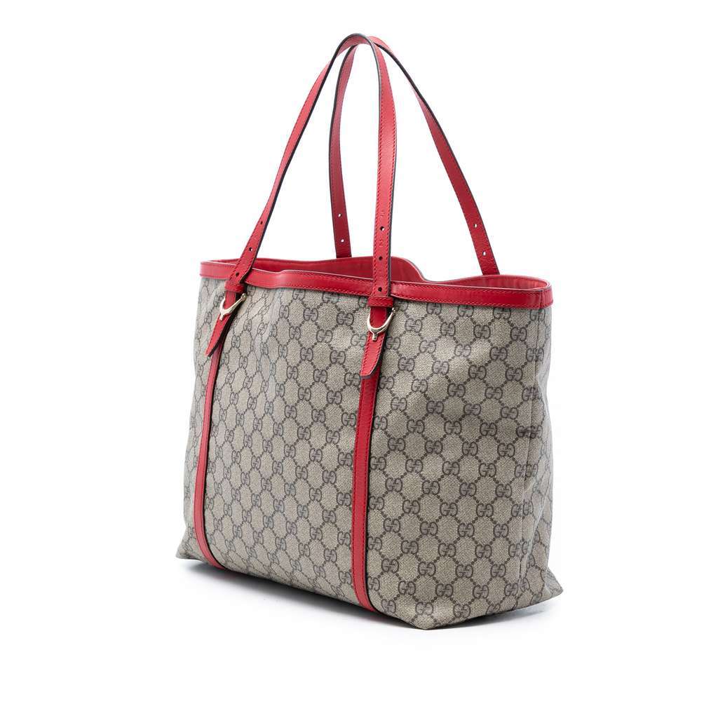 Gucci GG Supreme Nice Tote Beige Good condition - Back View