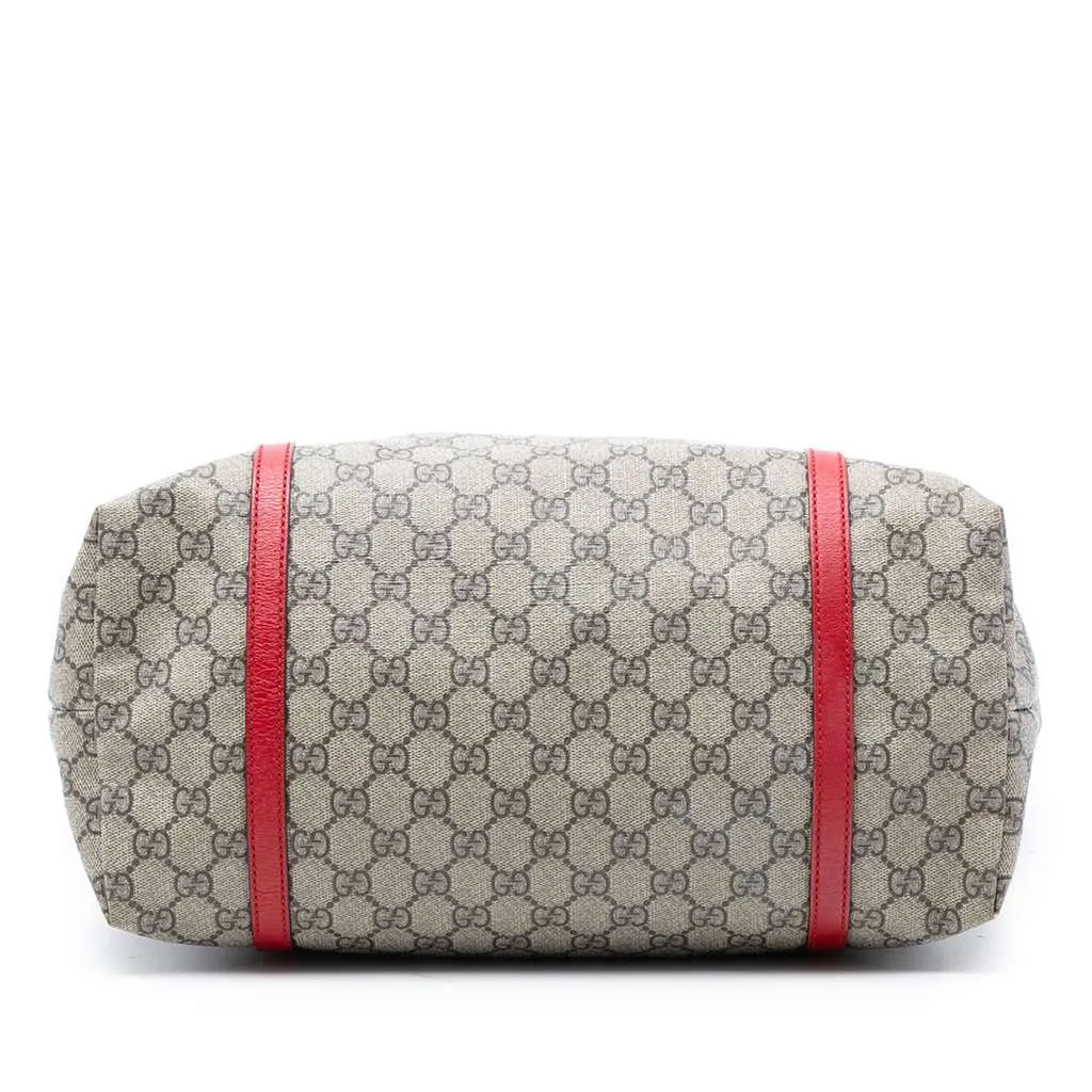 Gucci GG Supreme Nice Tote Beige Very good - Inside View