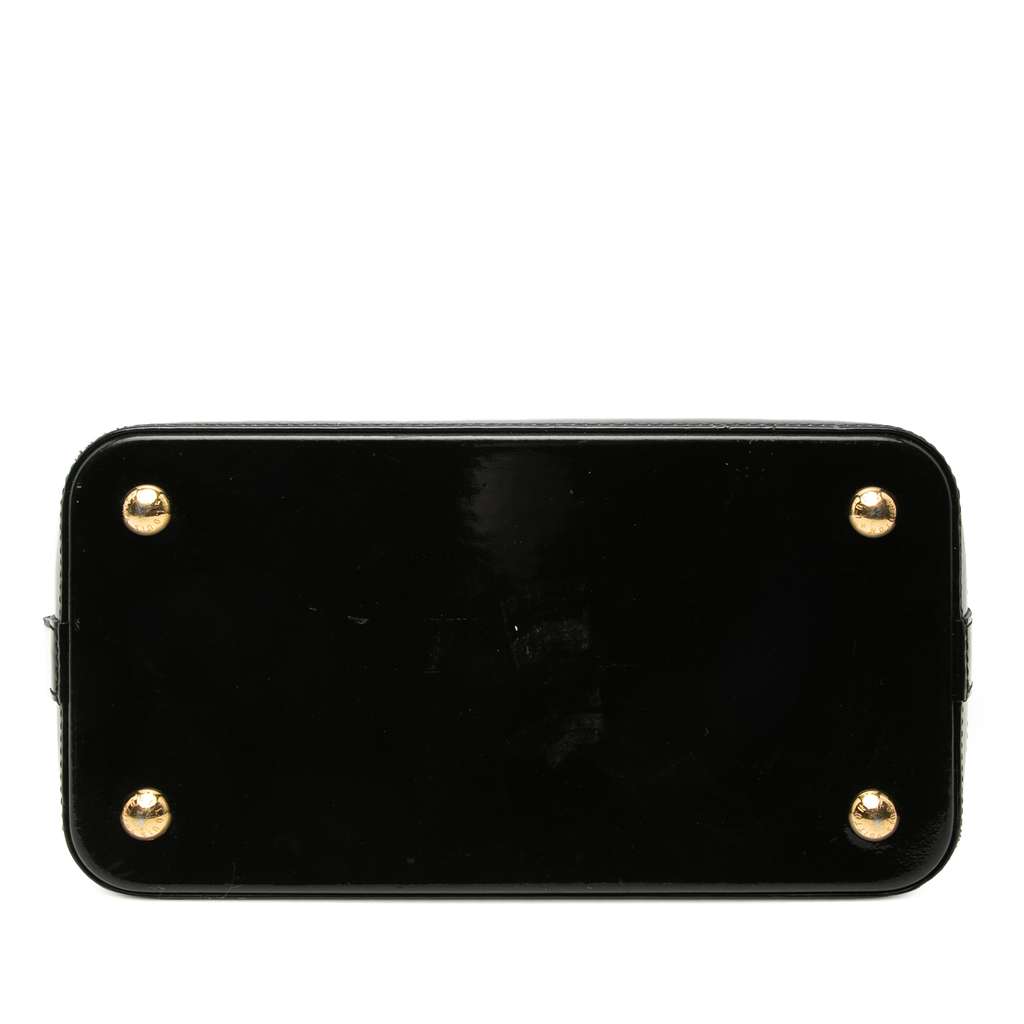 Louis Vuitton Monogram Vernis Lockit PM Beige Leather Good condition - Inside View