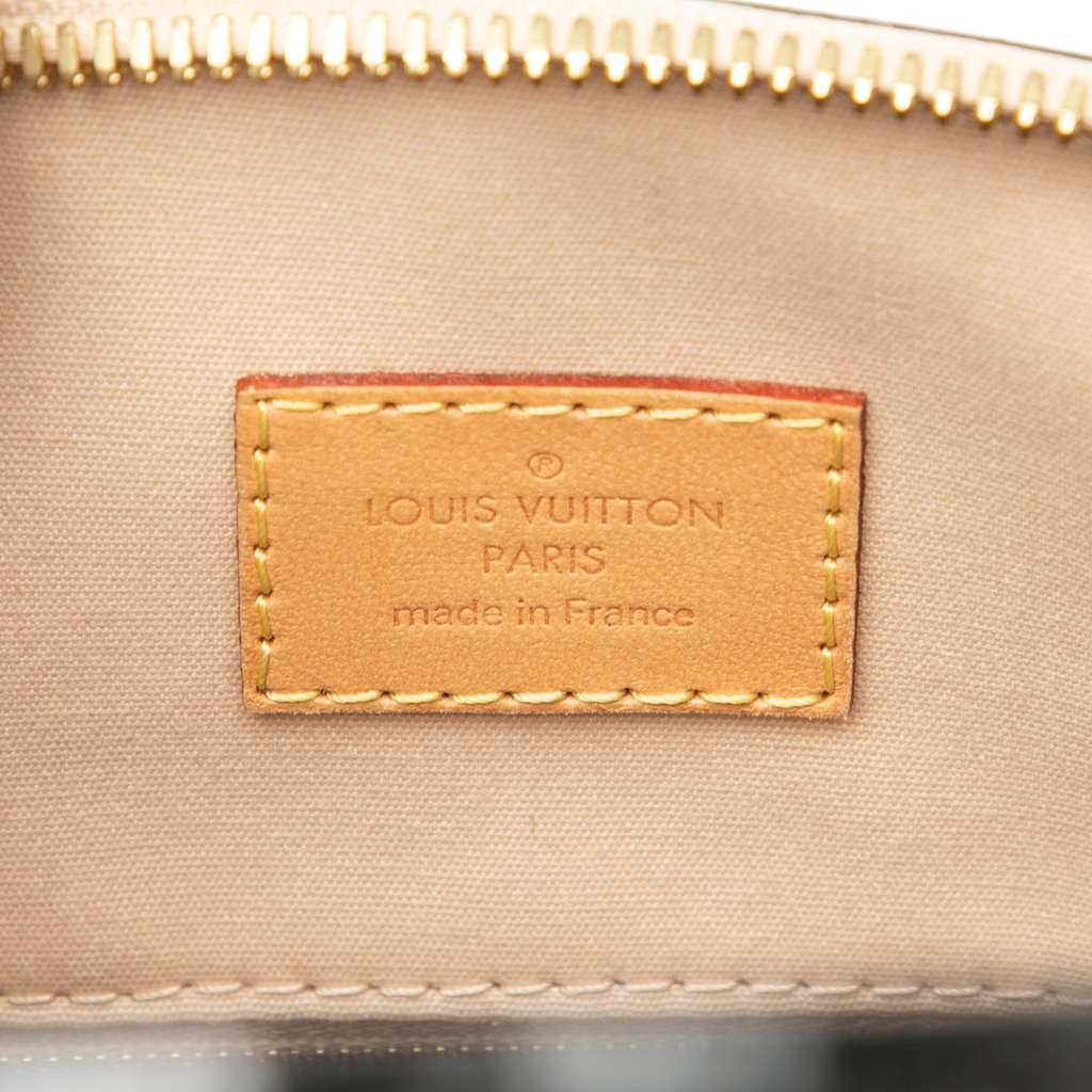 Louis Vuitton Monogram Vernis Lockit PM Beige Leather Good condition - Box View