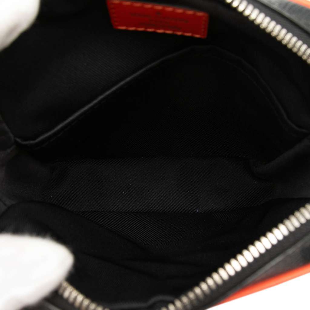 Louis Vuitton Epi Damier Graphite Danube Slim Blue Leather Good condition - Model View