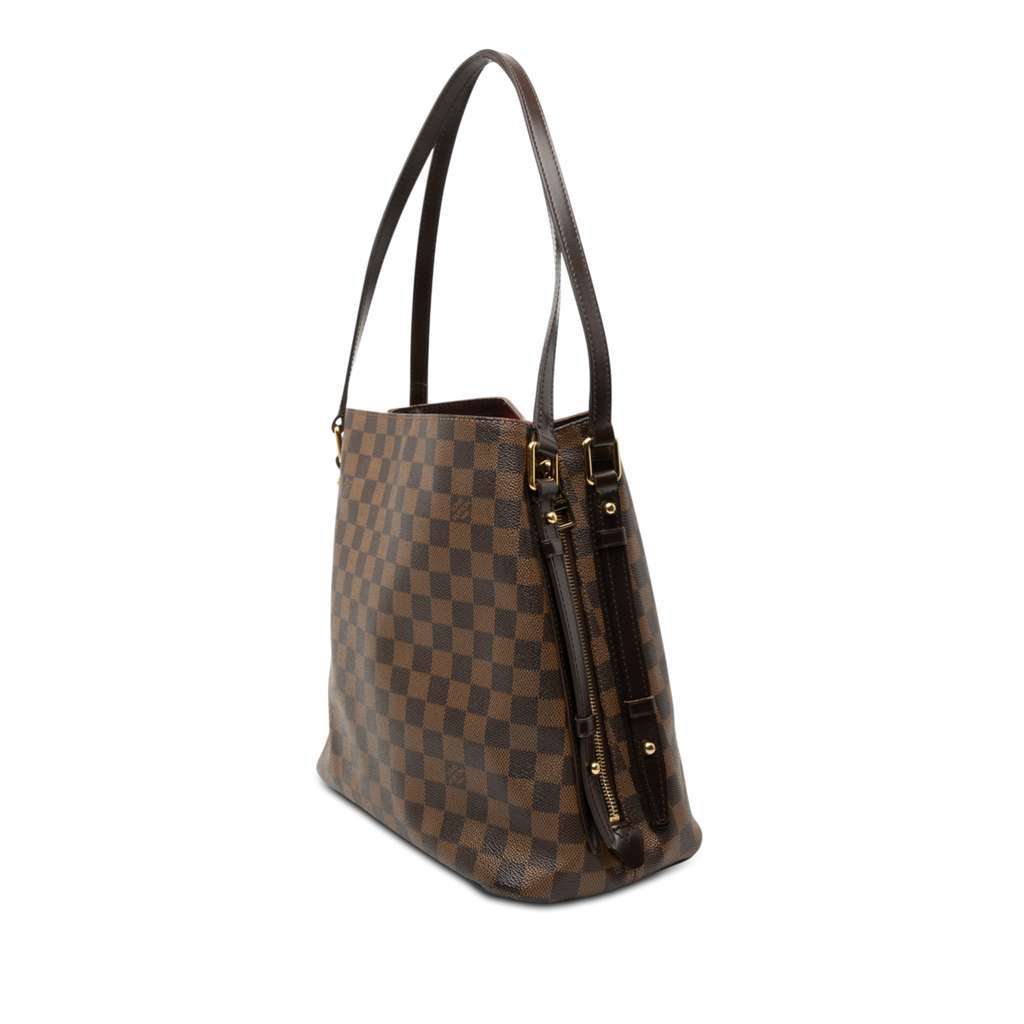 Louis Vuitton Damier Ebene Cabas Rivington Brown Good condition - Back View
