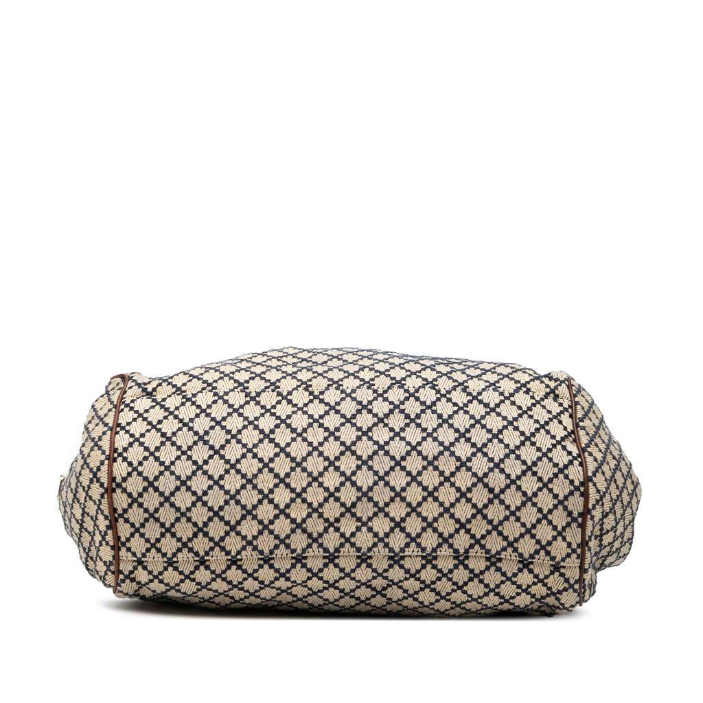 Gucci Diamante Canvas Sukey Satchel Beige Canvas Good condition - Inside View