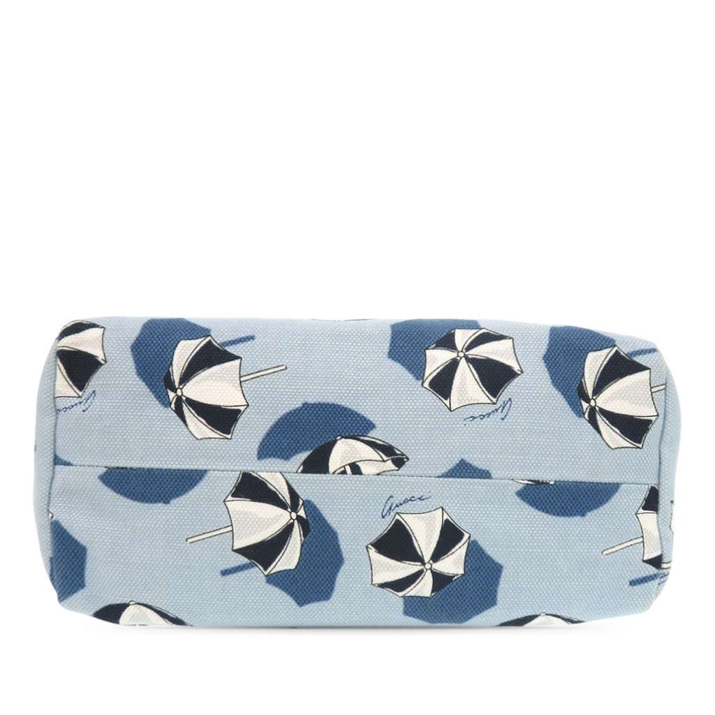 Gucci Kids Canvas Umbrella Tote Blue Canvas Good condition - Inside View